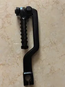 Motorcycle Kickstand Starter Lever, Foot Operated Engine Start Handle, Foldable Engine Start Rod, Durable Motorcycle Accessory