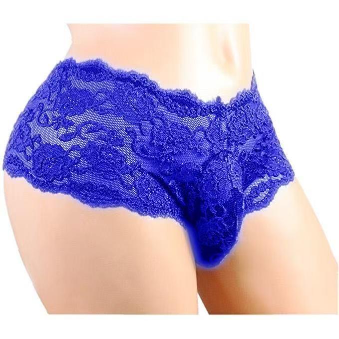 2026  Sexy Colorful Lace Underwear, Breathable Stylish Boxer Briefs for Nightclub, Stage Performance and Daily Wear, Romantic Novelty Gift for Husband, Boyfriend and Special Bedtime Surprise