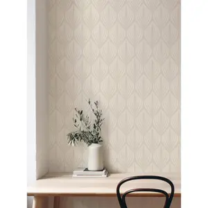 Elegant Modern Leaves Peel and Stick Wallpaper
