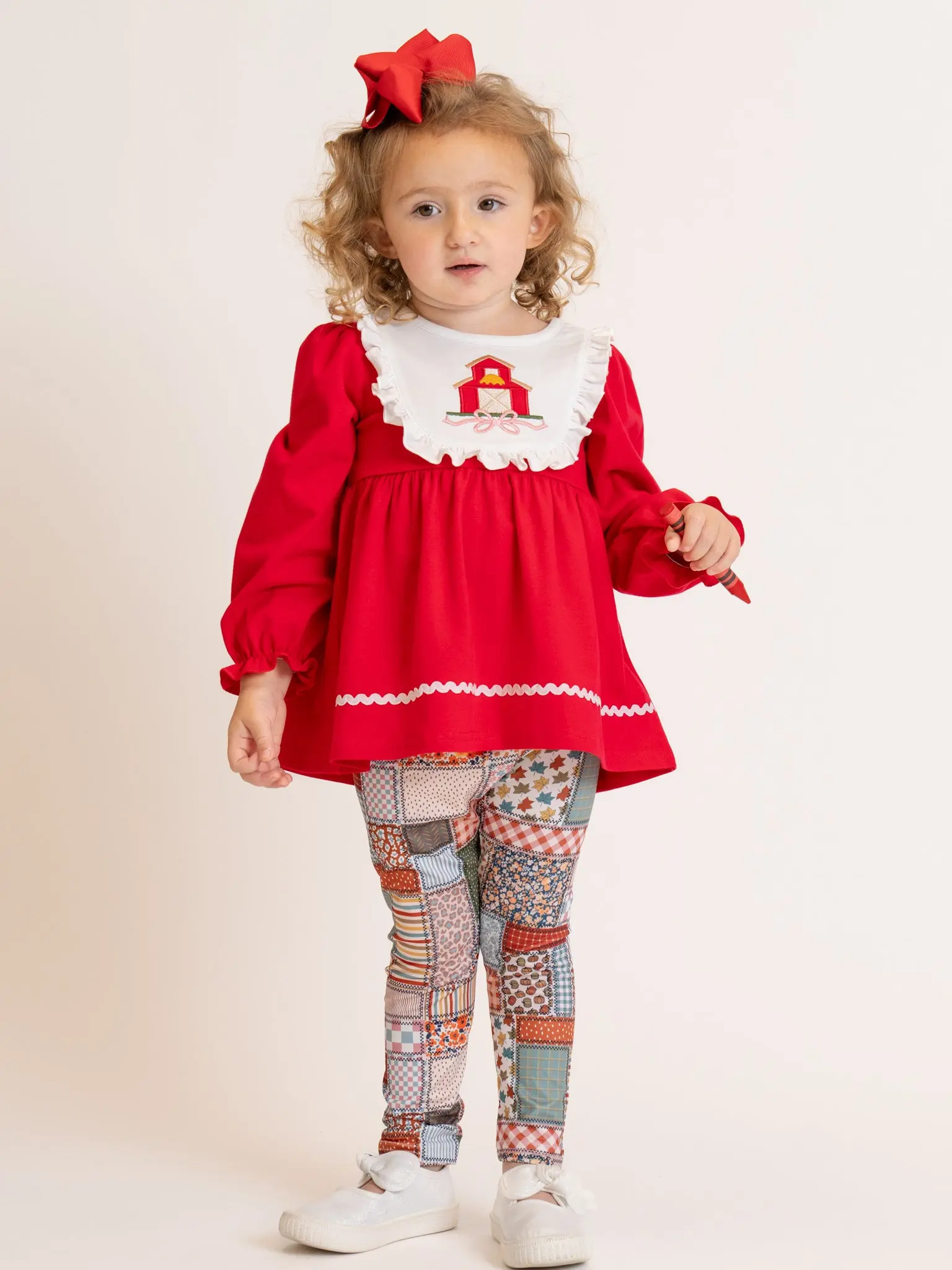 Country Barn Embroidered Outfit