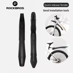 ROCKBROS Bike Fenders Adjustable MTB Fenders Bike Mudguard Rear Fenders Cycling Mud Guard
