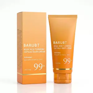 Kojic Acid Turmeric Capsule Body Cream 200ml for Body Dark Spot & Uneven Tone Care