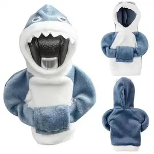 Mini shark Gear stick Car Shifter Hoodie,Car Gear Shift Knob Cover, Funny Gearshift Sweater Car Accessories Interior Cute