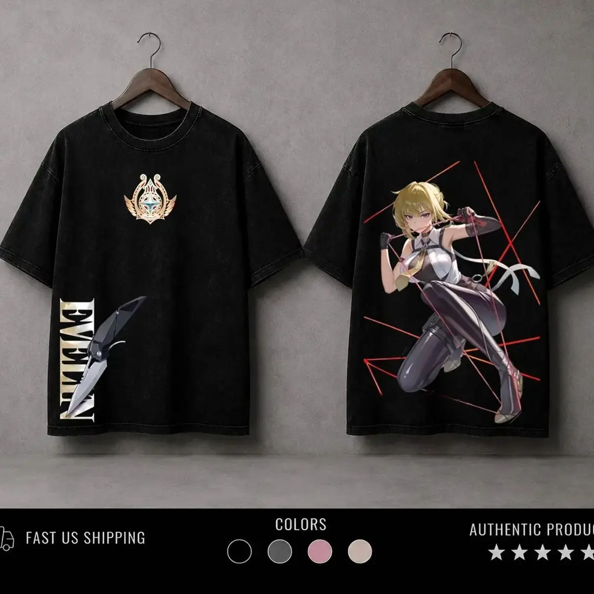 Evelyn Chevalier- Zenless Zone Zero Washed Tshirt, Sweatshirt, Hoodie ZZZ game Oversize 2 Sided Cotton unisex graphic Tshirt, game movie Tops graphic tee, GPO