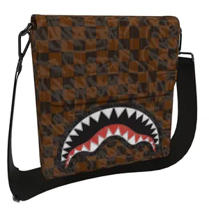 SPRAYGROUND CHECK 2 EMBOSS MESSENGER SLING