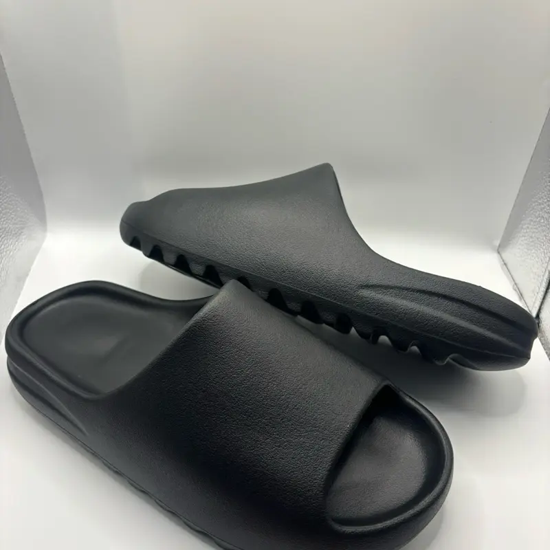 -01 Men’s Black Slides - NEXT DAY SHIP