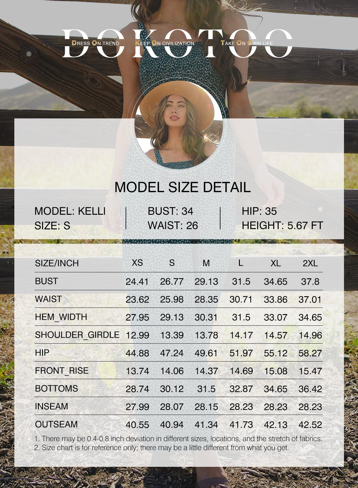 Dokotoo Women's Casual Loose Overalls Jumpsuits One Piece Sleeveless Printed Wide Leg Long Pant Rompers With Pockets Bohemian Womenswear Dokotoo Women's Casual Loose Overalls Jumpsuits One Piece Sleeveless Printed Wide Leg Long Pant Rompers With Pockets Bohemian Womenswear