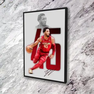 Donovan Mitchell Poster Wall Art Print Sports Canvas Home Decor Gift Basketball Artwork Fan Gift Collection Birthday Gift