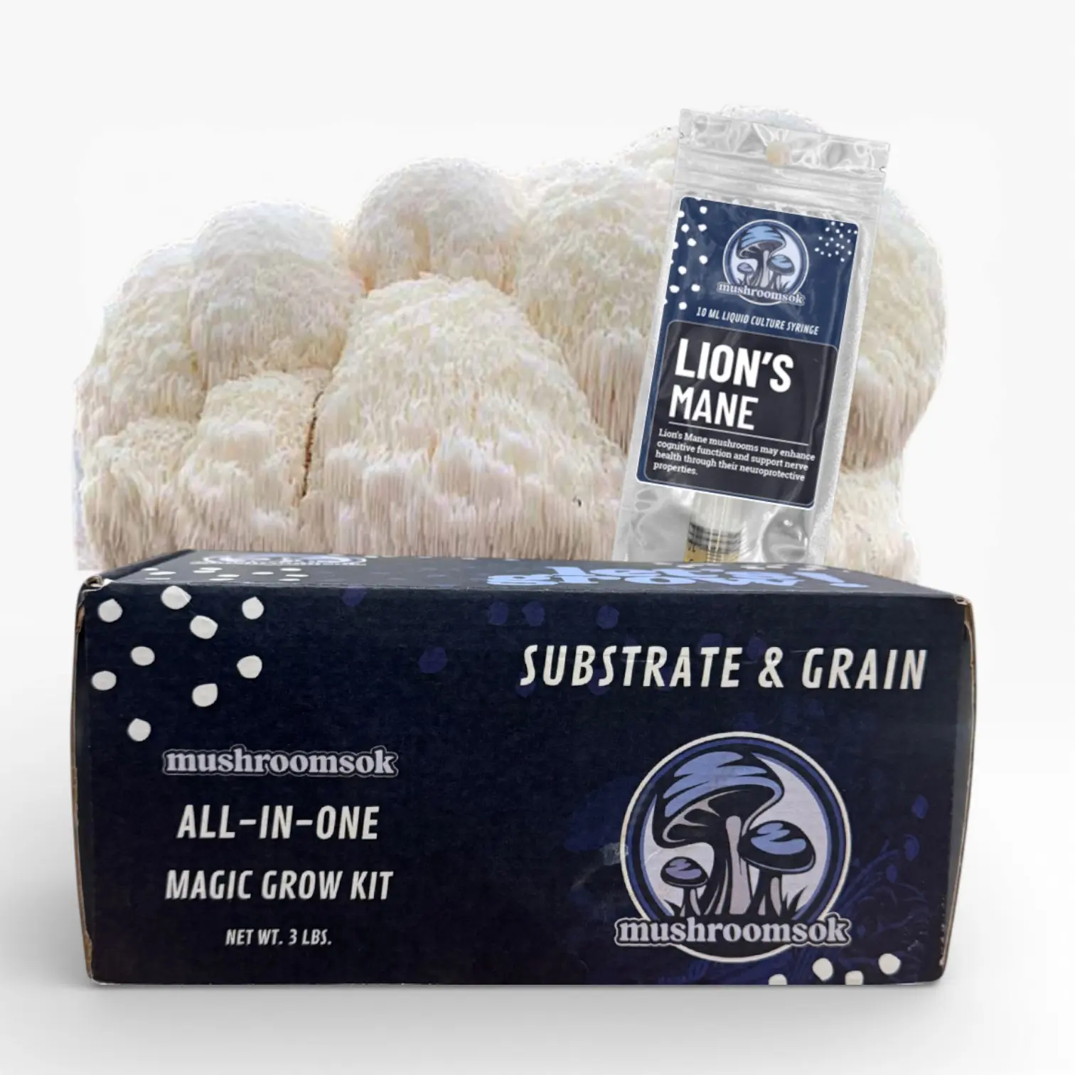 Lions Mane Mushroom Grow Kit Lions Mane Mushroom Grow Kit
