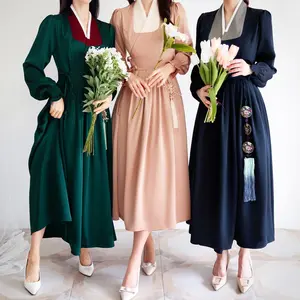 Korean Modern Hanbok Dress Shimmering ripples