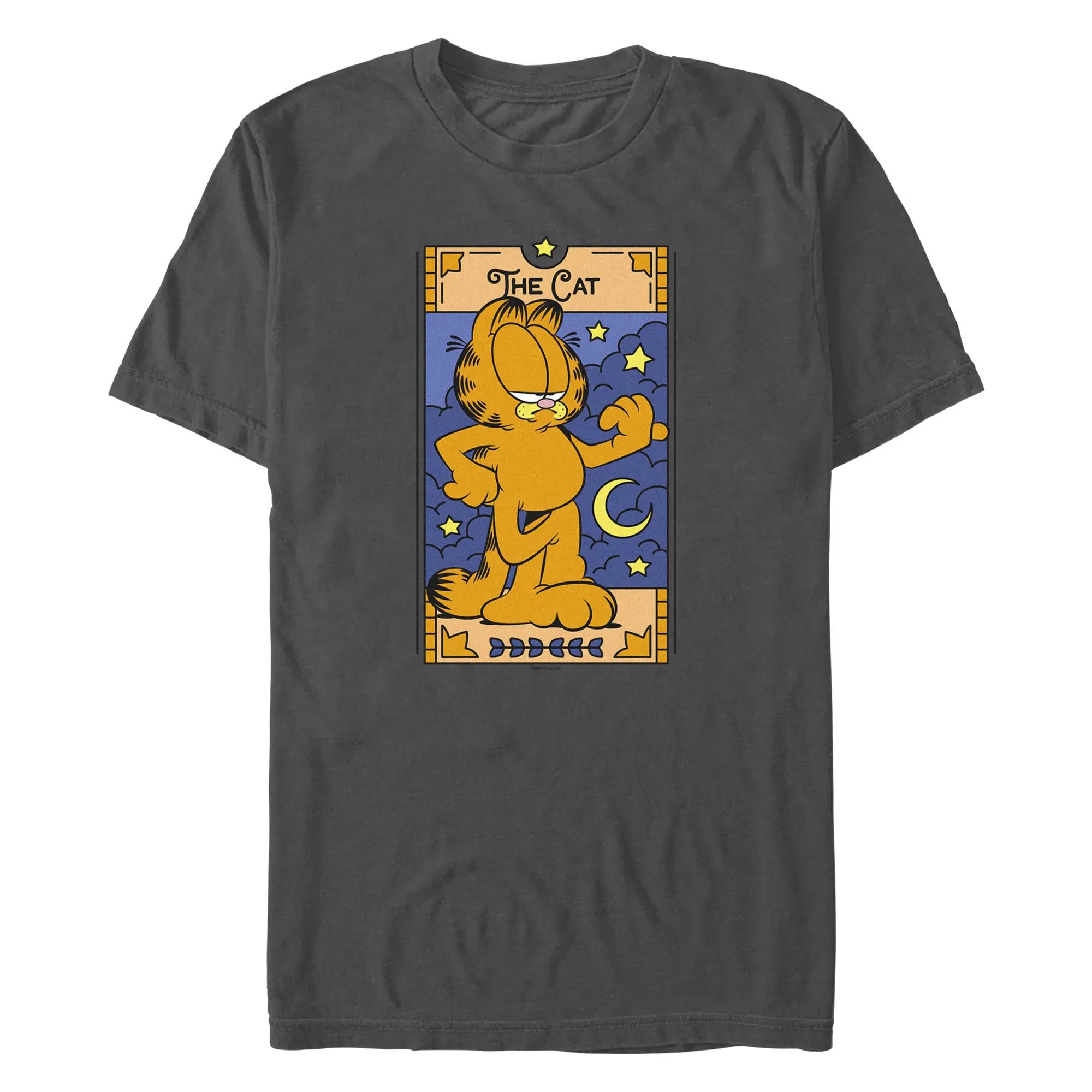 Men's Garfield The Cat Tarot Card T-Shirt
