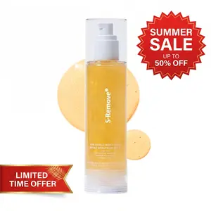 Body Glaze Broad Sunscreen SPF 50 Gel with Vitamin E Coconut Oil Lightweight Shimmering Gel Glass Skin Texture Absorbs Quickly Water Resistant Moisturizer Hyaluronic Acid