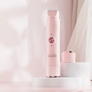 Women's Electric Hair Removal Set, USB Rechargeable Facial Trimmer & Bikini Line Shaver, Ideal Gift for Women Seeking Smooth Skin, Shaver Razors