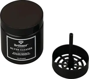 Brilliant Silver Dip Cleaner, Black 8 Oz