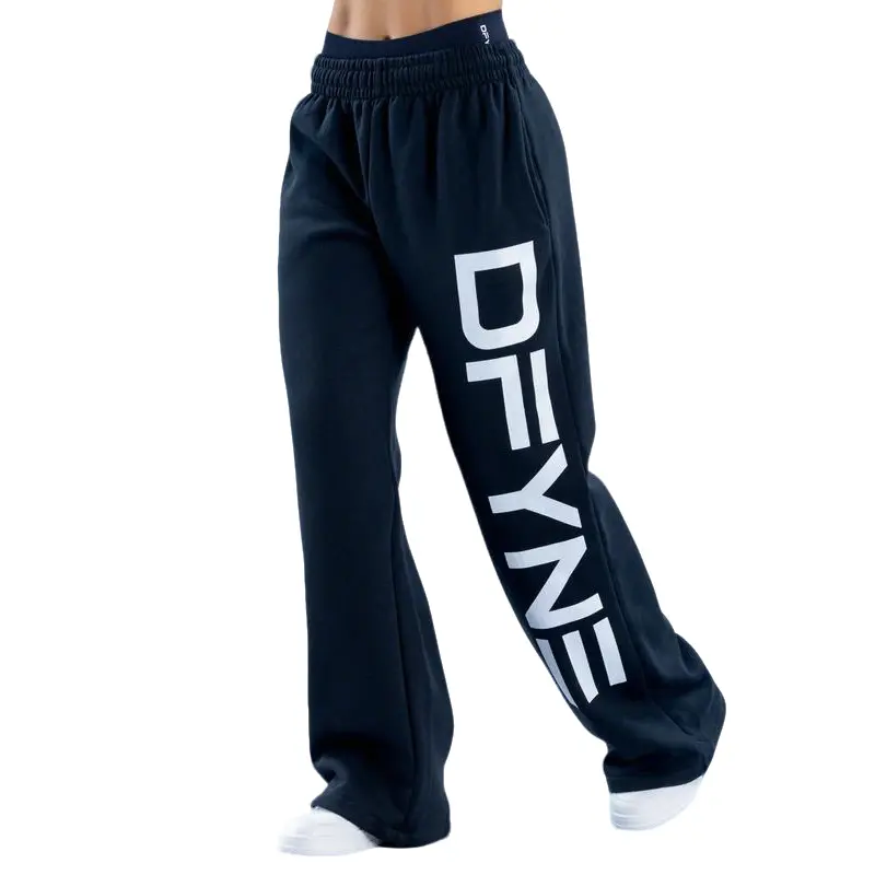 DFYNE Signature Wide Leg Jogger – Oversized Fit with Silky Smooth Fabric & Streamlined Waistband for All Seasons