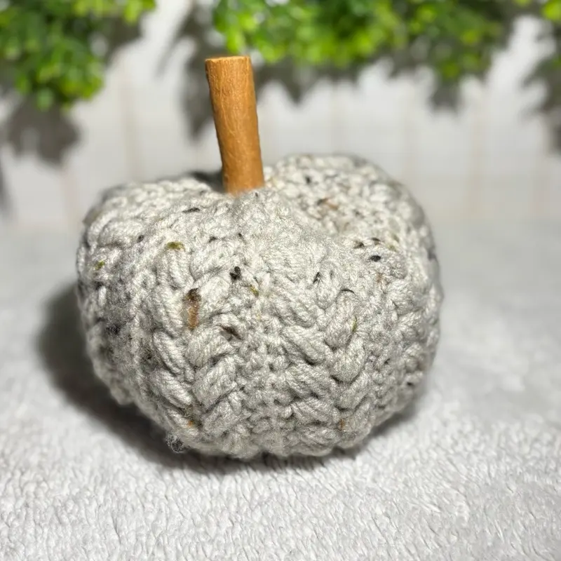 Handmade Crochet Small Pumpkin