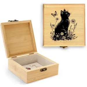 Trinket Keepsake Decorative  Box, Gifts For Women,  Lovers Themed Decor Decorations,  Room Ring Earrings Necklace Organizer Holder  Wooden Box!