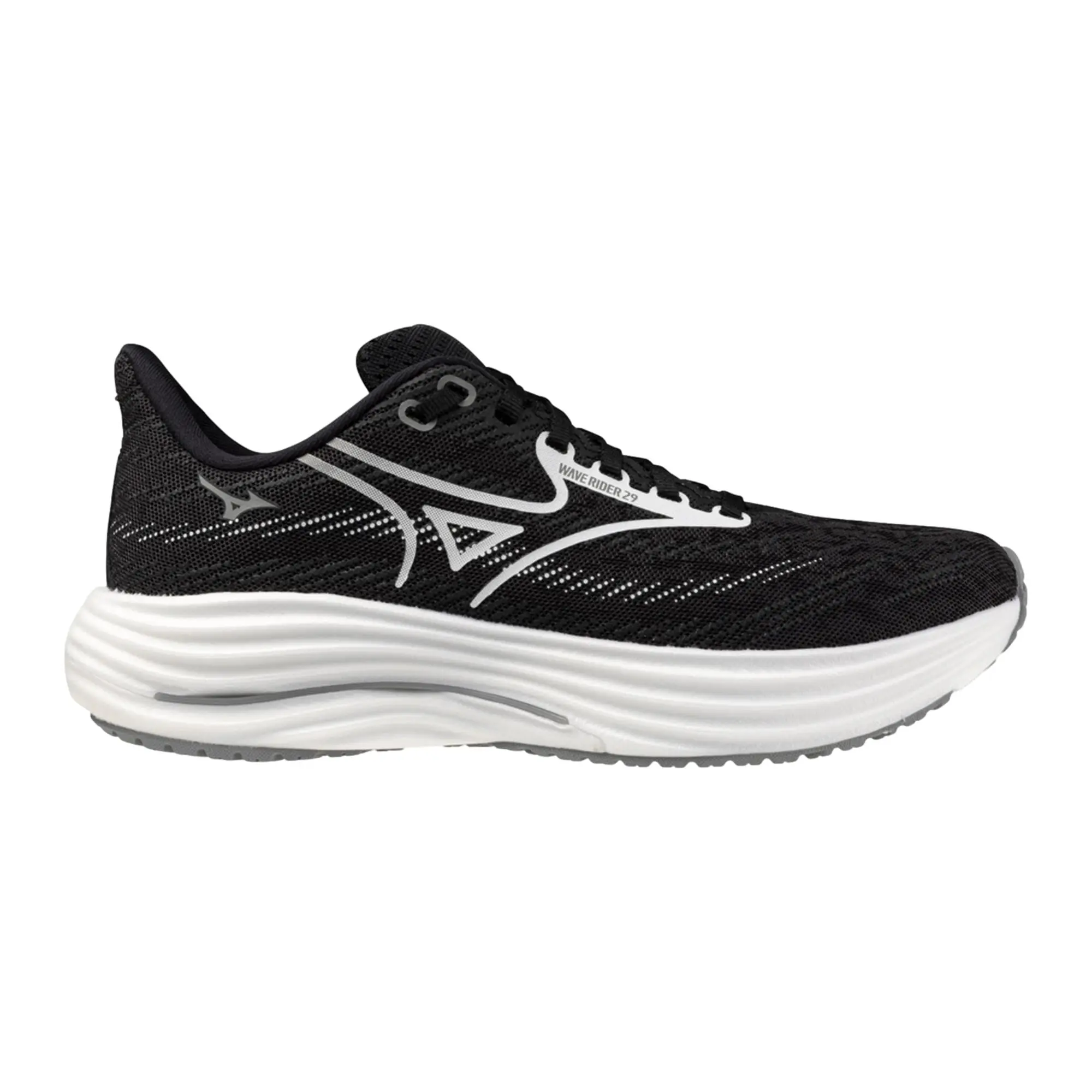 Mizuno Wave Rider 29 Black Sand / White / Black  J1GD250322 Women's