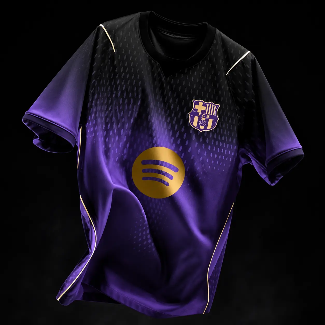 Unisex Purple Soccer Jersey Personalized Barcelona Away Stadium Shirt 2026-27 Away Shirt Football Shirt Breathable Fan Style