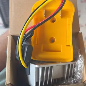 20V to 12V Step Down Power Inverter Adapter for DeWalt 20V Batteries, DC 20V to DC 12V 20A 240W Power Wheel Converter, Buck Boost Voltage Regulator with Low Voltage Protection and 30A Fuse (No Battery)