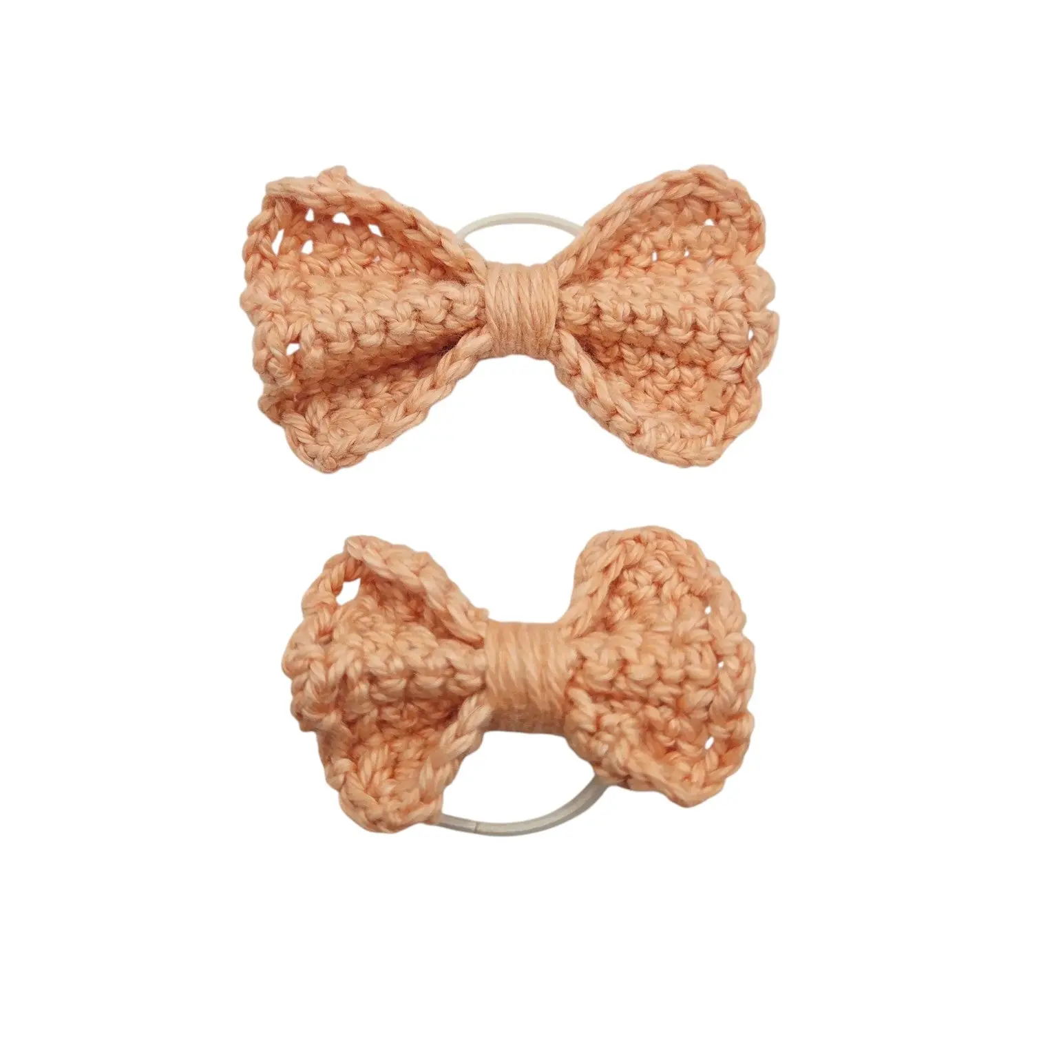 Crochet Bow Hair Tie