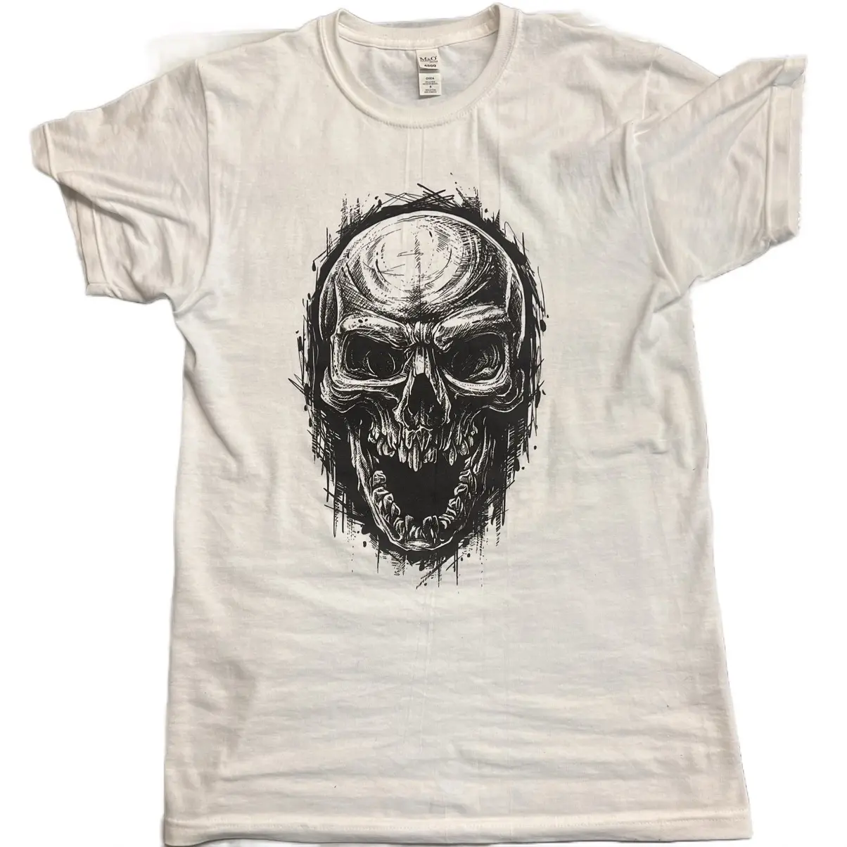 Eternal Grin Skull  Tshirt Streetwear Shortsleeve