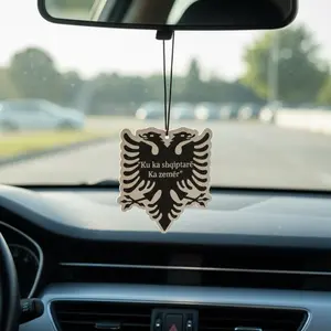 Eagle Scents Car Fresheners- Albanian Pride Aroma for Cars - Nostalgic Unity & Creativity - Perfect for Albanian Travelers