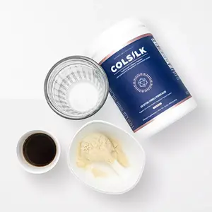 SRI ColSilk Advanced Collagen Supplement with Colostrum and Polypodium for Skin Hydration Gut Health and Immune Support Bovine Colostrum and Hydrolyzed Collagen Peptides
