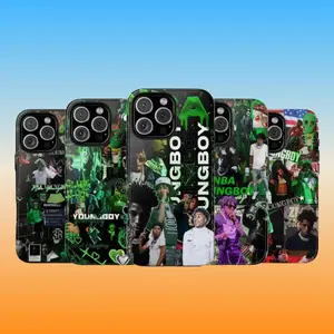 YoungBoy NBA Rapper Fan Art Phone Case Compatible with iPhone 11, 12, 13, 14, 15, 16, 17 & Samsung