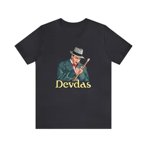 Devdas movie tshirt l Shahrukh Khan l Srk fan club l Desi tshirt l Indian movie Tshirt l Desi l South Asian l Unisex Jersey Short Sleeve Tee