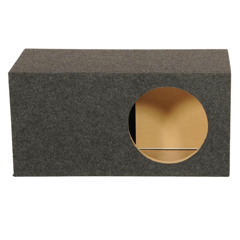 Q Power Single 12 Inch SPL XL Side Ported Subwoofer Enclosure HD112VL (2 Pack)