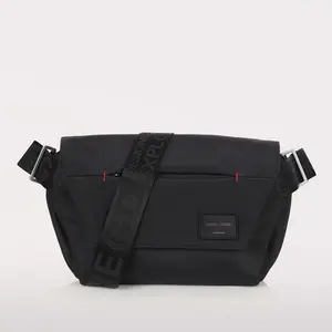 ZIMEGO LAX ZIP FLAP FANNY Pack ZB302 - Nylon Fanny Pack for Men & Women with Front Flap Design & Adjustable Strap for Travel