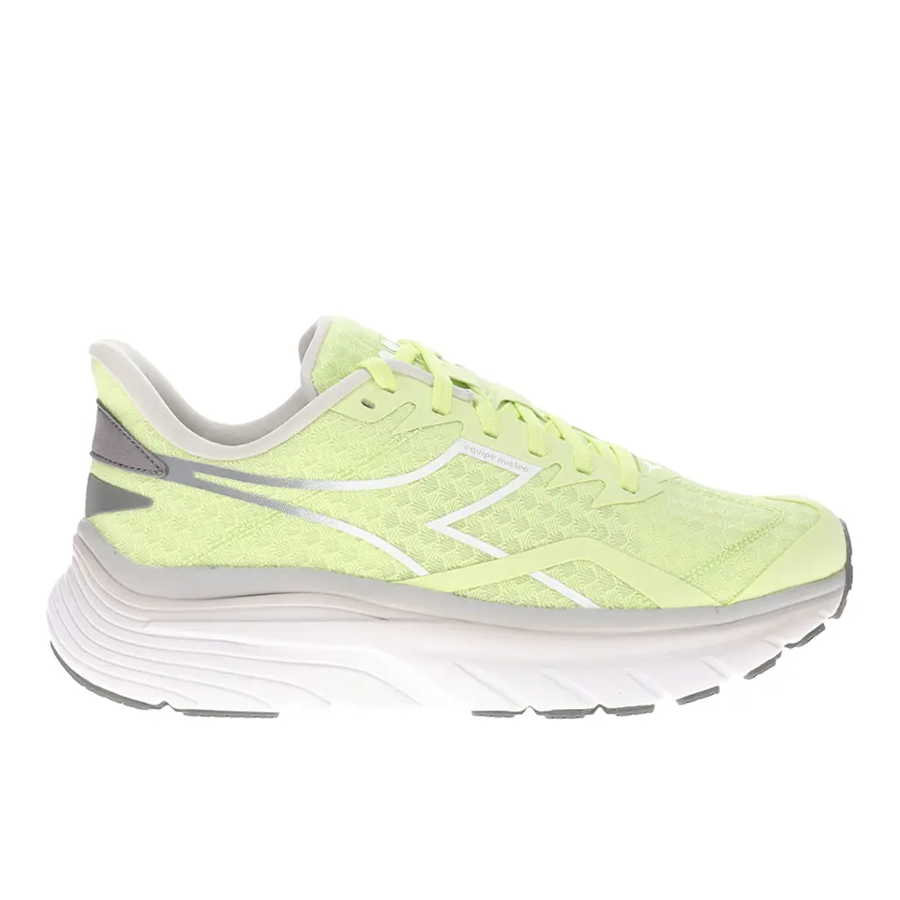 diadora Womens Equipe Nucleo Running Sneakers Shoes - Green, Grey