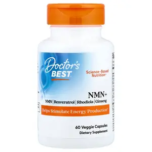 Doctor's Best NMN+, 60 Veggie Capsules