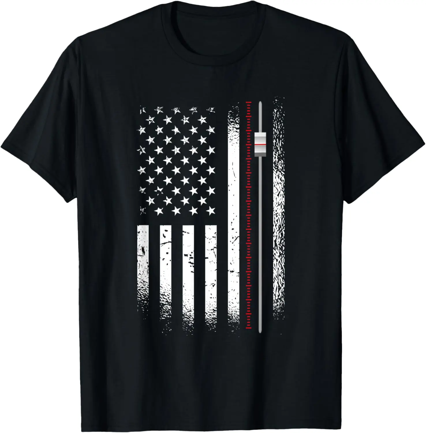 Us Flag Sound Guy - American Audio Engineer T-Shirt