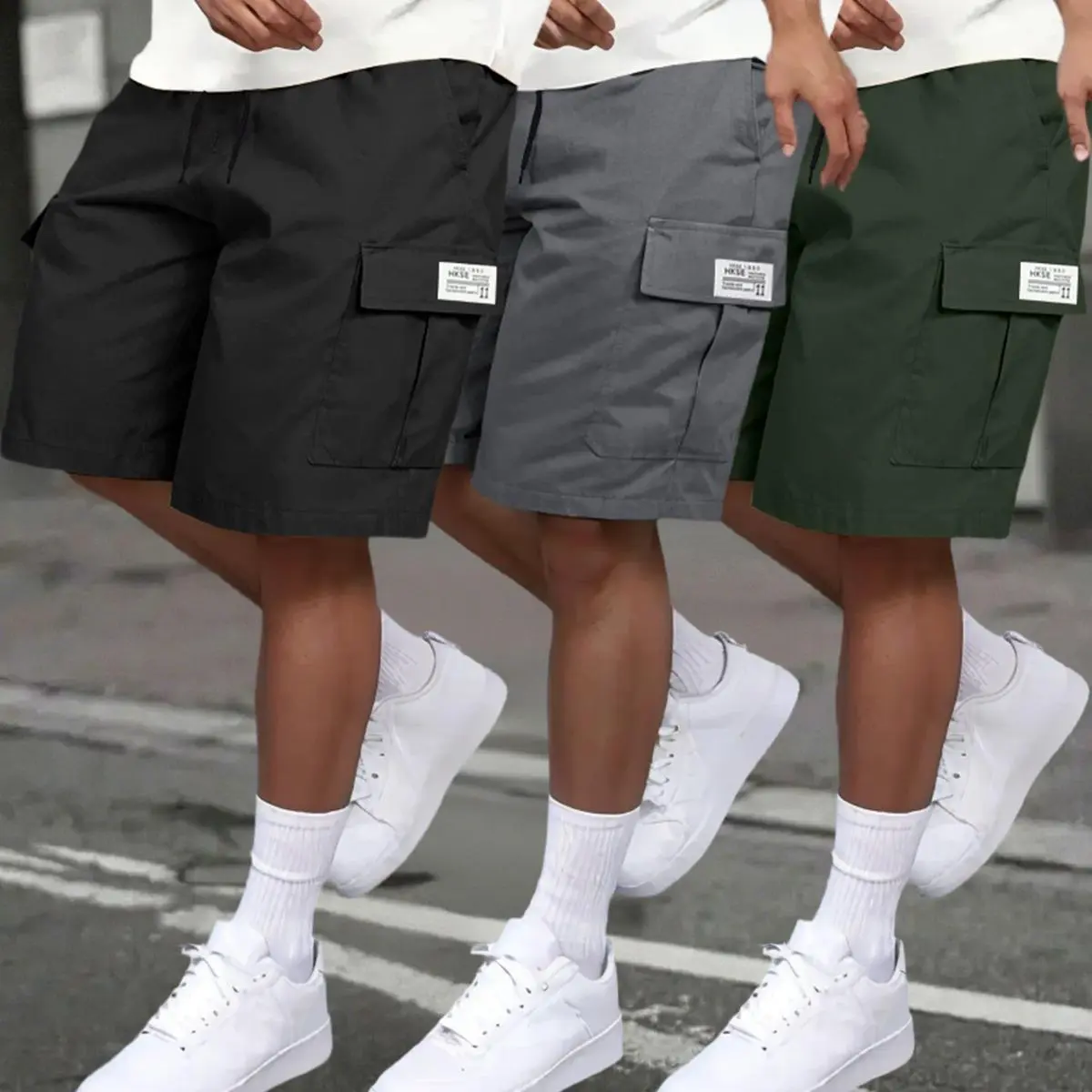 Black + Gray + Green