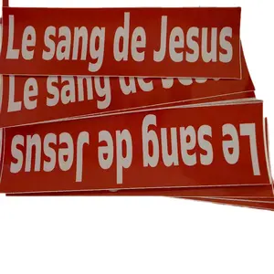 Le Sang de Jésus Sticker in bulk 12 pcs