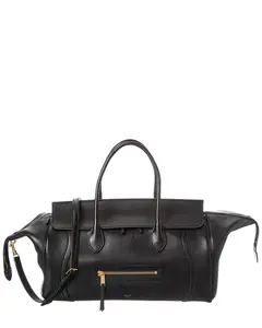CELINE Leather Shoulder Bag