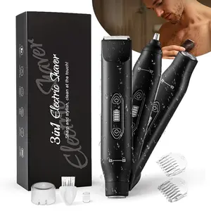 Bikini Trimmer for Women, Electric Shaver and Razor Rechargeable 2-in-1 Body and Facial Epilator, Dual Heads for Painless Trimming of Pubic Hair, Face, Underarms and Legs, IPX6 Waterproof, Facial Hair Groomer. Christmas Gift New Year Gift Shaving Grooming
