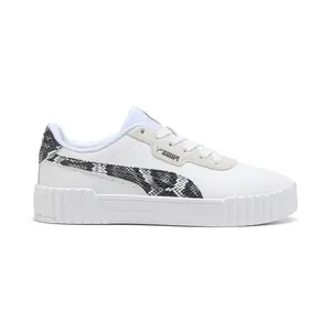 PUMA Womens Carina 3.0 Chic Sneakers Shoes Casual - White