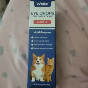 Wellix Pet Eye Drops – Blueberry Soothing Formula for Allergy & Irritation, 60ml