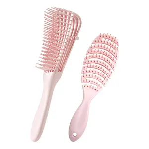 Hair Combs, 2 Counts Detangling Brush, Scalp Massage Hair Brush Detangler Brush for Curly & Thick Hair, Detangling Hairbrush