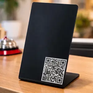 SendMe Smart NFC Review Hub | Tap to Get Google Reviews, Menu, Contact Instantly | QR + NFC Business Stand