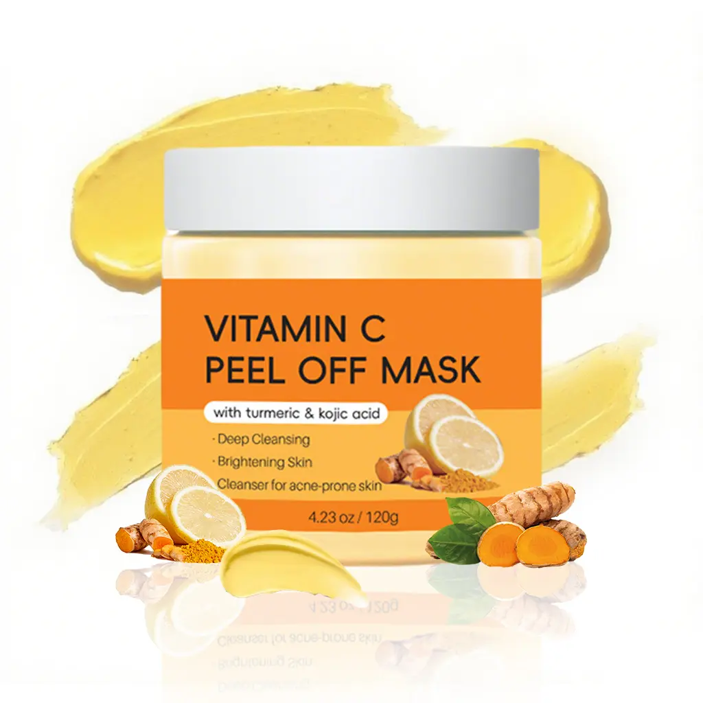 Turmeric KojicAcid Mud Mask - Deep Cleaning, Oil Control and Acne Removal, Soothing and Repairing, pore care, Strong Blackhead Absorption