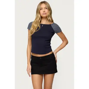 Marina Raglan Stripey T Shirt