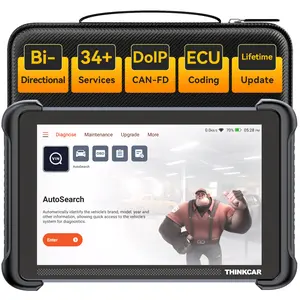 THINKCAR Lifetime Free Update Car OBD2 Scanner Tool, THINKSCAN 689BT All-System Automotive Diagnostic Tool, Bi-Directional OBD2 Scanner with ECU Coding, 34+ Services, FCA Autoauth, CANFD&DoIP，Bidirectional Scan Tool