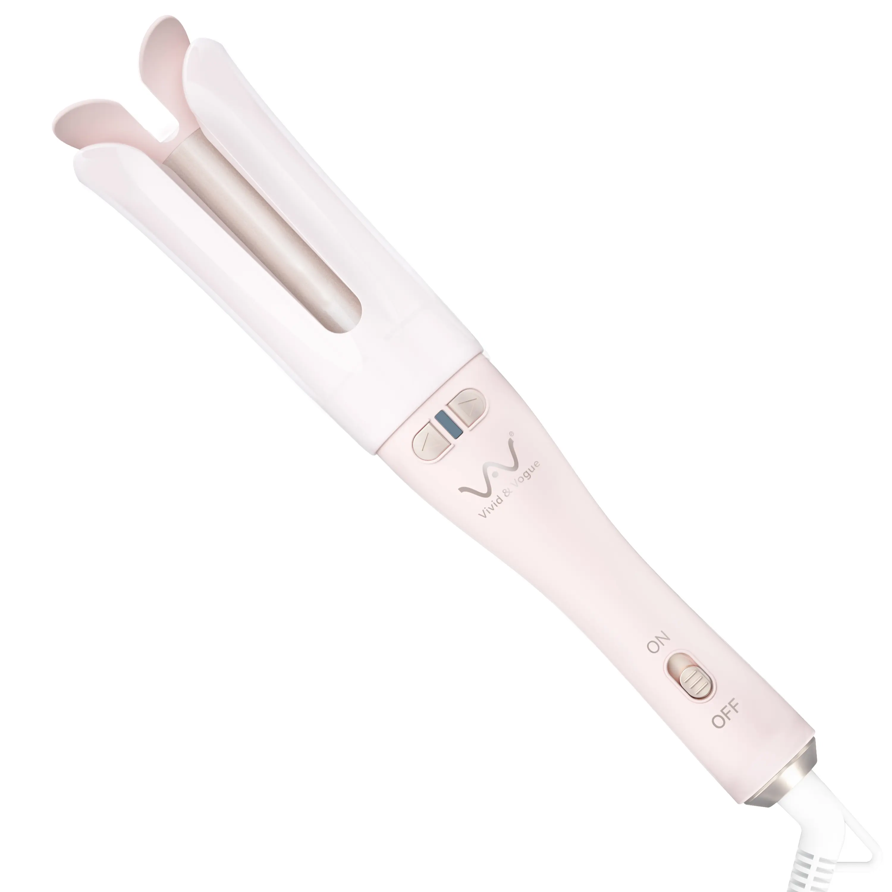 VAV Automatic Curling Iron, hair curler waver automatic curler,1.25inch Curling Wand,32mm curling tool hair curling iron hair curling gift Comfort Pink