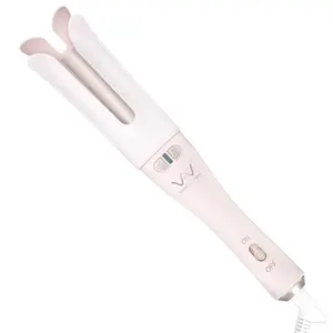 VAV Automatic Curling Iron, hair curler waver automatic curler,1.25inch Curling Wand,32mm curling tool hair curling iron hair curling gift Comfort Pink