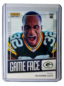 MarShawn Lloyd 2024 Panini Game Face #21 NFL Rookie Card Green Bay Packers 1/331