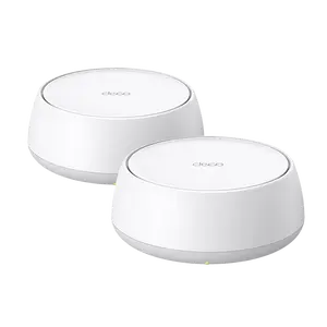 TP-Link Deco BE25 (2-pack) WiFi 7 Dual-Band Mesh System | BE5000 Speeds | 4-Stream 5Gbps | 4600 Sq.Ft Coverage | 2×2.5G Ports + VPN,MLO, AI Roaming | HomeShield Security